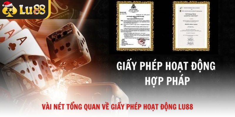 Vài nét tổng quan về giấy phép hoạt động Lu88